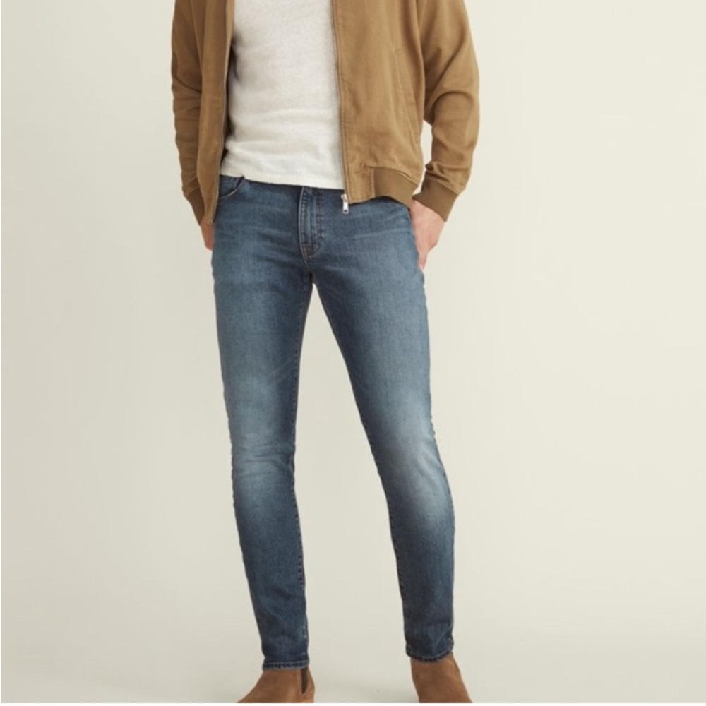 Warp + Weft HND Tokyo Skinny Jeans mens size 35 x 30 new with tags trendy casual